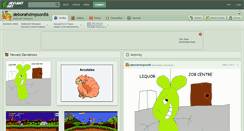 Desktop Screenshot of deborahsimpson86.deviantart.com