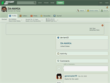 Tablet Screenshot of da-manga.deviantart.com