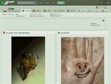 Tablet Screenshot of liilaa.deviantart.com