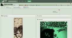 Desktop Screenshot of nadia-domingos.deviantart.com