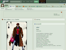 Tablet Screenshot of eikel.deviantart.com