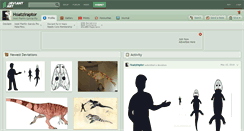 Desktop Screenshot of hoatziraptor.deviantart.com