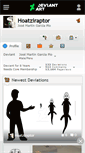 Mobile Screenshot of hoatziraptor.deviantart.com