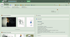 Desktop Screenshot of phentom.deviantart.com