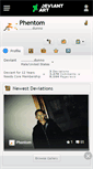 Mobile Screenshot of phentom.deviantart.com