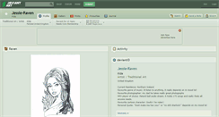Desktop Screenshot of jessie-raven.deviantart.com