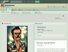 Tablet Screenshot of mistresssusan.deviantart.com