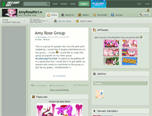 Tablet Screenshot of amyroseno1.deviantart.com