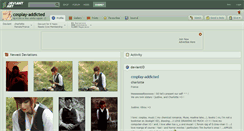 Desktop Screenshot of cosplay-addicted.deviantart.com