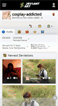 Mobile Screenshot of cosplay-addicted.deviantart.com