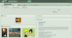 Desktop Screenshot of metalknot666.deviantart.com