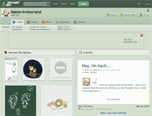Tablet Screenshot of nation-switzerland.deviantart.com