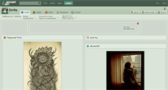 Desktop Screenshot of envita.deviantart.com