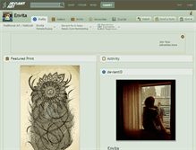 Tablet Screenshot of envita.deviantart.com