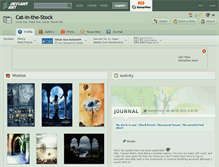 Tablet Screenshot of cat-in-the-stock.deviantart.com