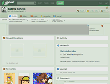 Tablet Screenshot of batosia-koneko.deviantart.com