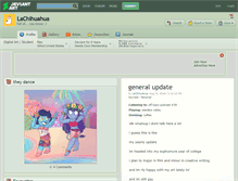 Tablet Screenshot of lachihuahua.deviantart.com