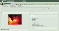 Desktop Screenshot of darkstarmanson.deviantart.com