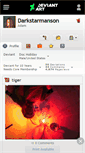 Mobile Screenshot of darkstarmanson.deviantart.com