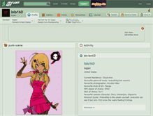 Tablet Screenshot of lolo160.deviantart.com