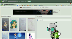 Desktop Screenshot of kumagorobunnygirls.deviantart.com