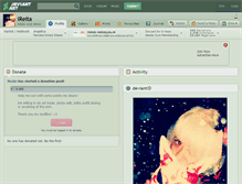 Tablet Screenshot of ireita.deviantart.com