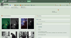 Desktop Screenshot of cccheat.deviantart.com