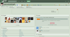 Desktop Screenshot of music-and-anime-girl.deviantart.com