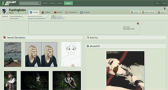 Desktop Screenshot of fuckingselen.deviantart.com
