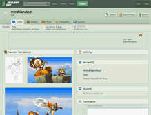 Tablet Screenshot of meuhlandeur.deviantart.com