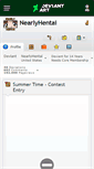 Mobile Screenshot of nearlyhentai.deviantart.com