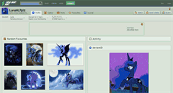 Desktop Screenshot of lunamlpplz.deviantart.com