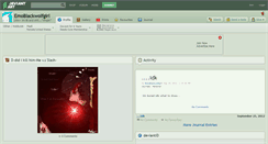 Desktop Screenshot of emoblackwolfgirl.deviantart.com