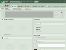 Tablet Screenshot of devanrt.deviantart.com