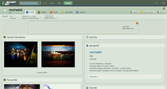 Desktop Screenshot of mechadoll.deviantart.com