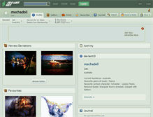 Tablet Screenshot of mechadoll.deviantart.com