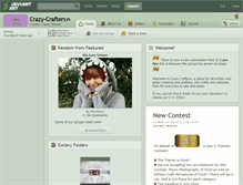 Tablet Screenshot of crazy-crafters.deviantart.com