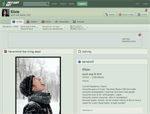 Tablet Screenshot of elixie.deviantart.com