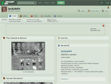 Tablet Screenshot of laxdude84.deviantart.com