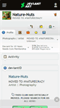 Mobile Screenshot of nature-nuts.deviantart.com