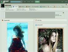 Tablet Screenshot of kitti-k4t.deviantart.com
