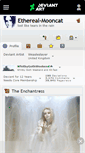 Mobile Screenshot of ethereal-mooncat.deviantart.com