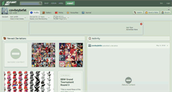 Desktop Screenshot of cowboybefat.deviantart.com