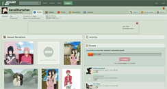 Desktop Screenshot of kawaiikurochan.deviantart.com