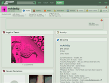 Tablet Screenshot of mckdaddy.deviantart.com