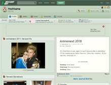 Tablet Screenshot of hoshisama.deviantart.com