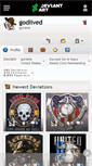 Mobile Screenshot of godlived.deviantart.com