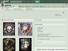 Tablet Screenshot of godlived.deviantart.com