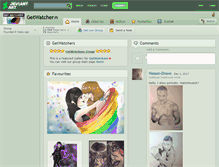 Tablet Screenshot of getwatcher.deviantart.com
