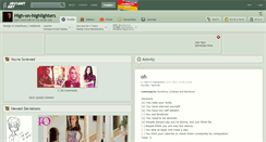 Desktop Screenshot of high-on-highlighters.deviantart.com